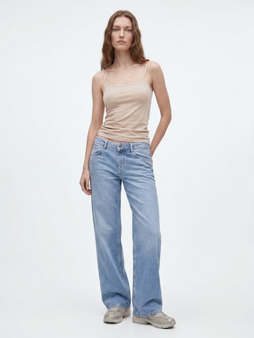 Haut 'Top Second Skin' SEASOND en beige : devant
