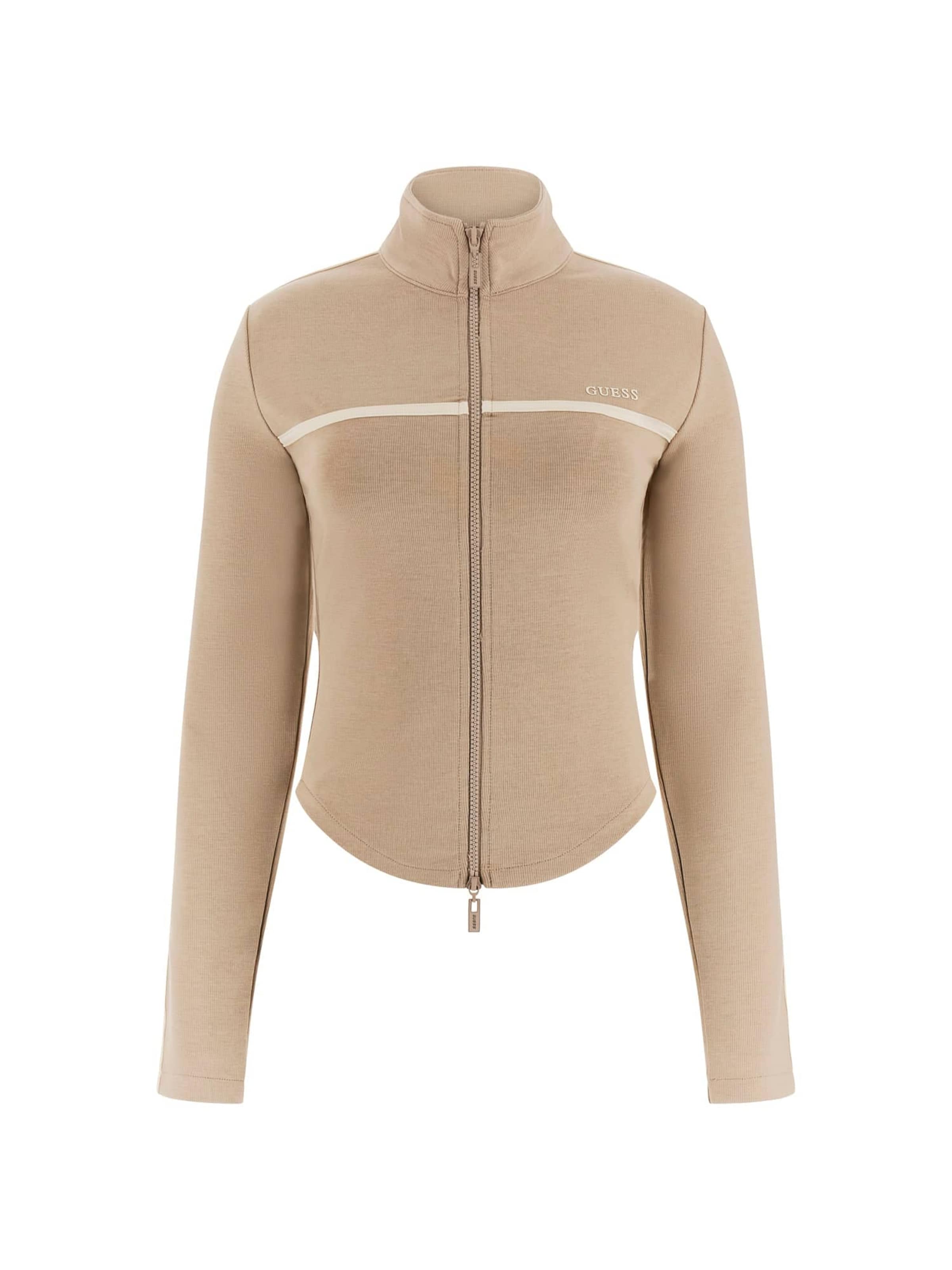 GUESS Strickjacke in Braun: Vorderseite