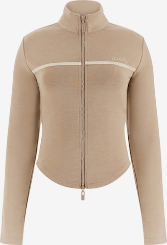 GUESS Strickjacke in Braun: Vorderseite