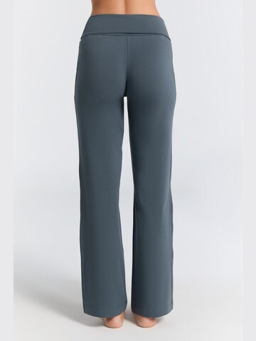 Leela COTTON Wide leg Pants 'Damen Bio-Baumwoll Komforthose' in Blue