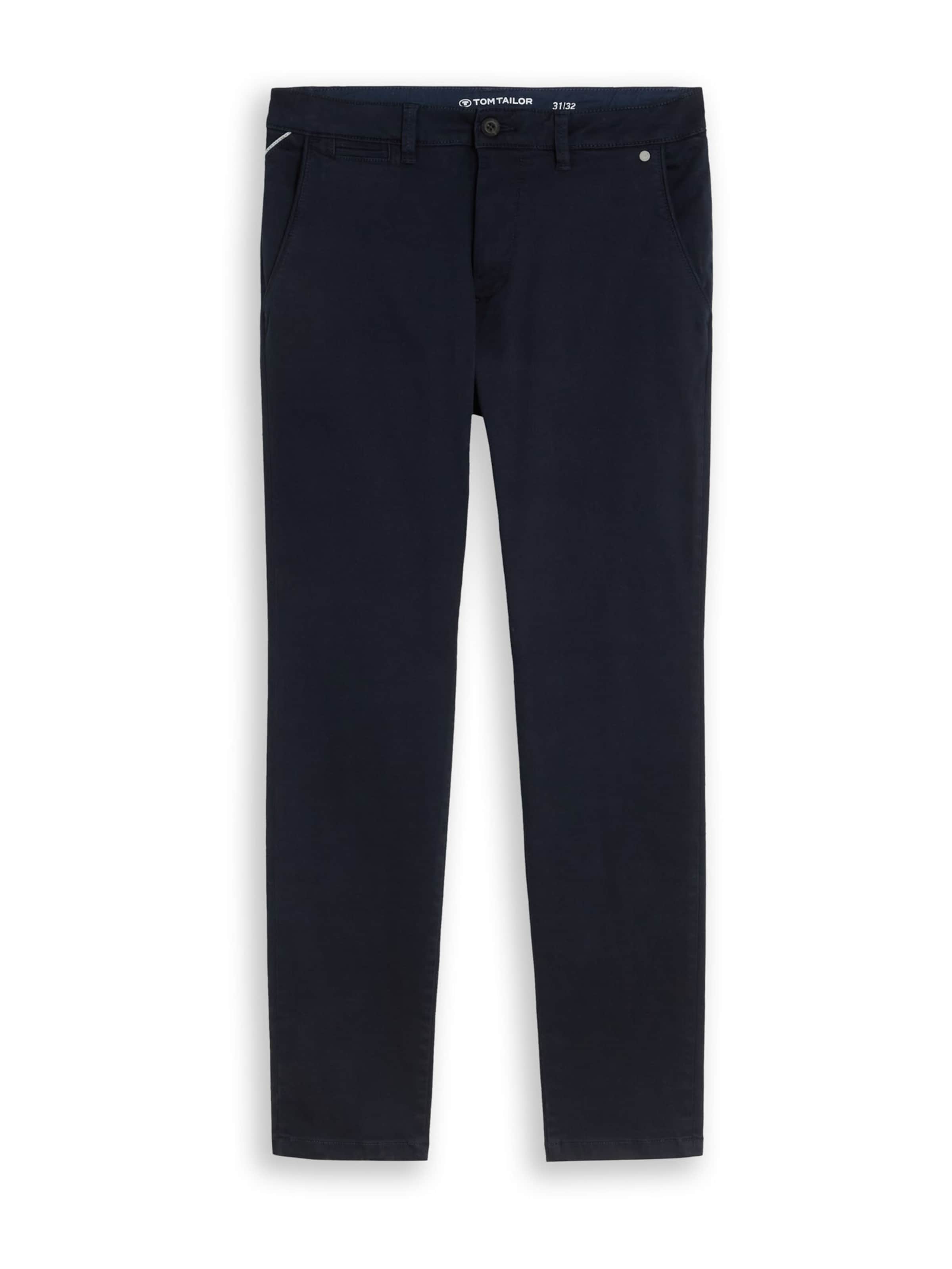 TOM TAILOR Slim fit Chino trousers 'SIMON' in Blue: front