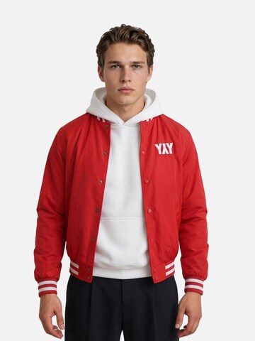 HEFTYKA Übergangsjacke 'COLLEGE JACKET'‌‌‌ in Rot