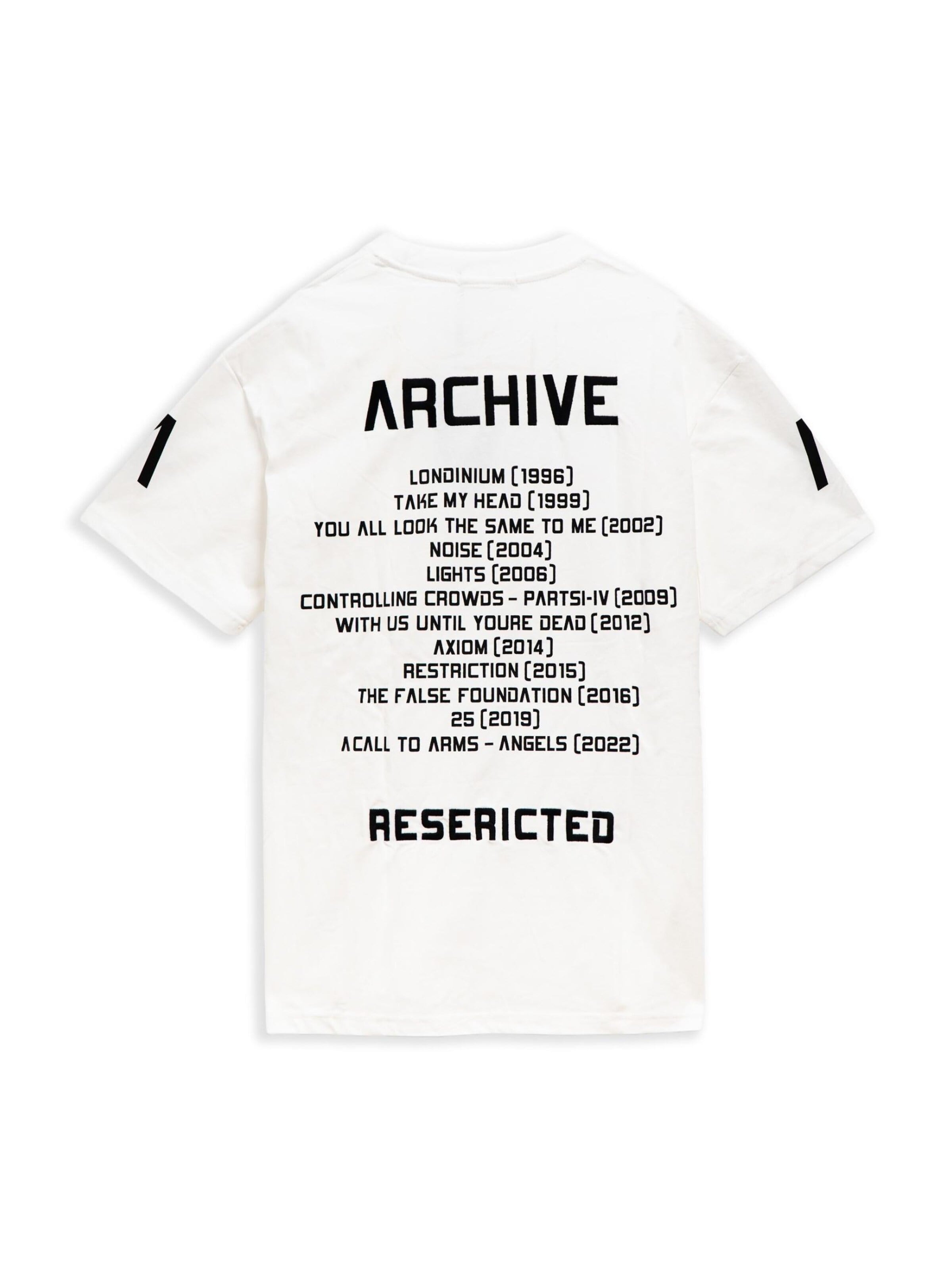 OVER STREET Shirt 'Camiseta blanca resertricted world tour oversized tee' in White: front