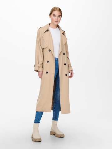 ONLY Between-Seasons Coat 'Chloe' in Beige