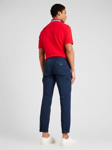 bugatti Tapered Cargobroek in Blauw