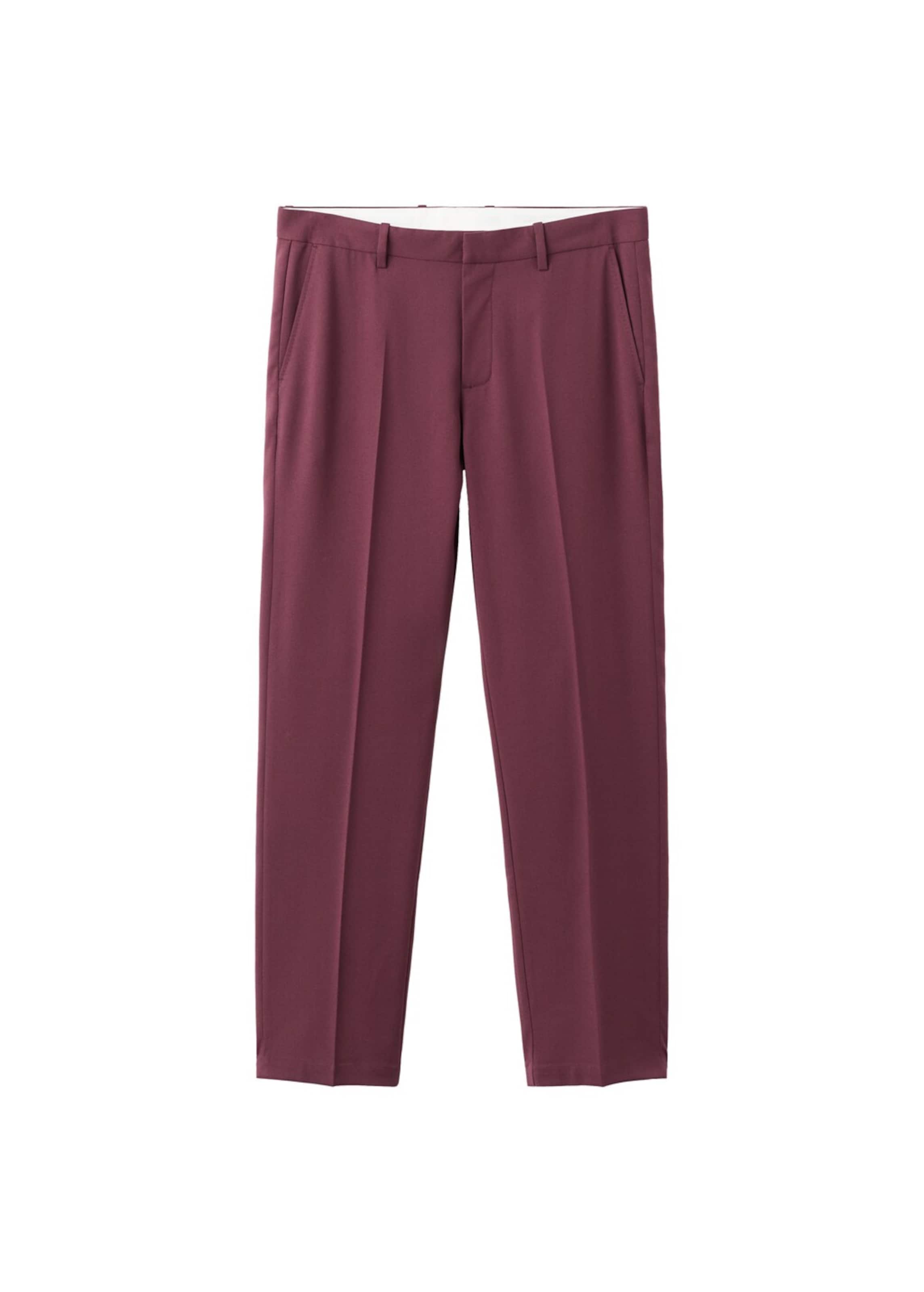 MANGO MAN Regular Hose 'Rock' in Rot: Vorderseite