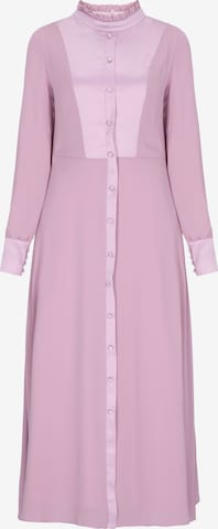 Robe usha BLACK LABEL en violet : devant