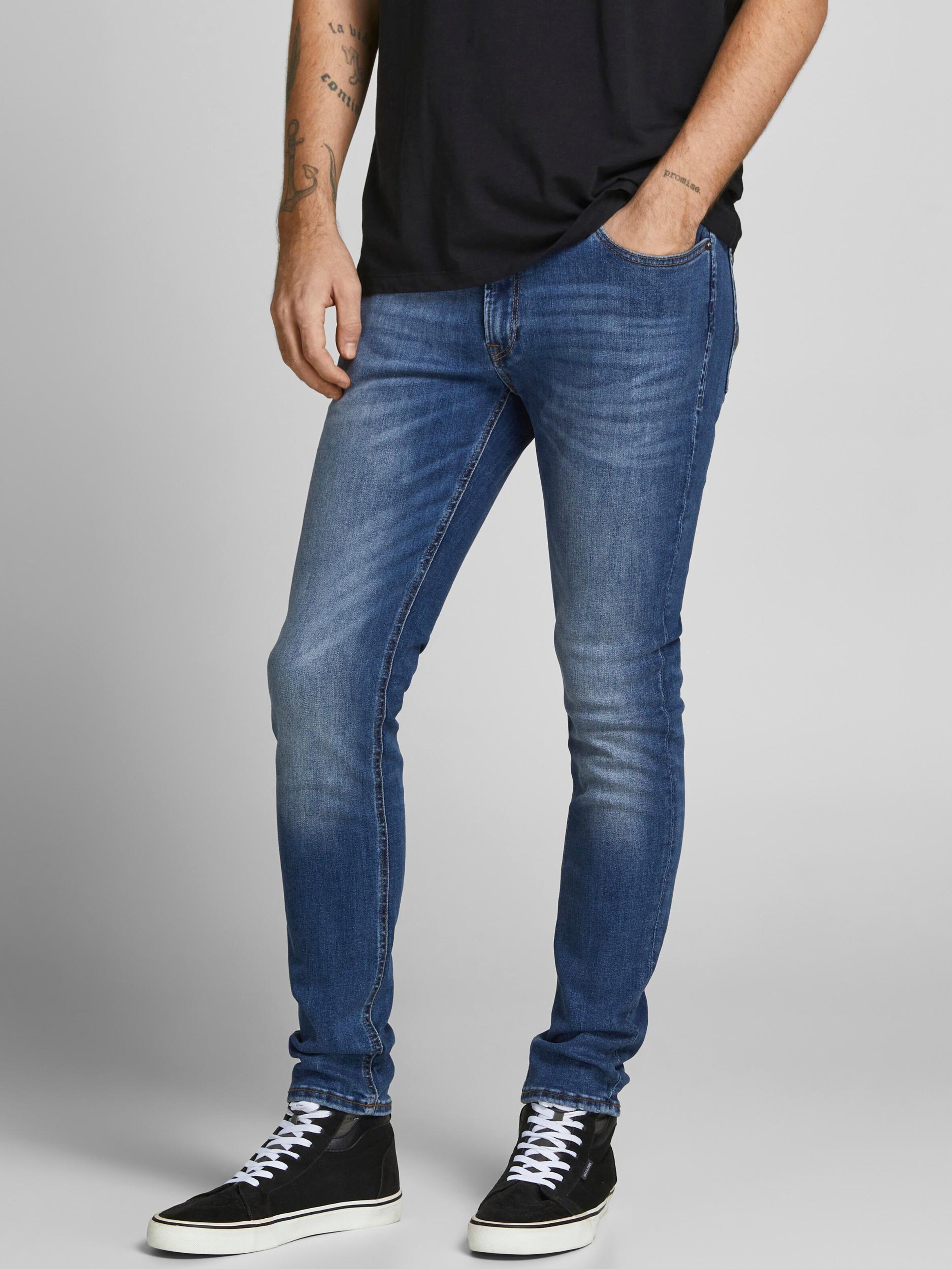 Männer Jeans JACK & JONES Jeans 'LIAM' in Marine, Hellblau - KE50703 Männer Jeans JACK & JONES Jeans 'LIAM' in Marine, Hellblau - KE50703
