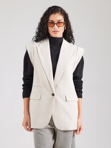 co'couture Anzugweste 'Lisa' in Beige: Vorderseite