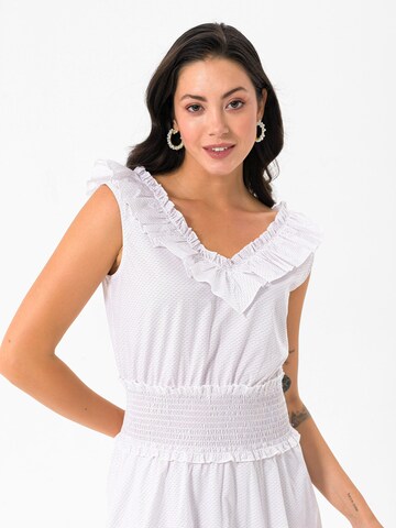 Robe d’été Dandalo en blanc