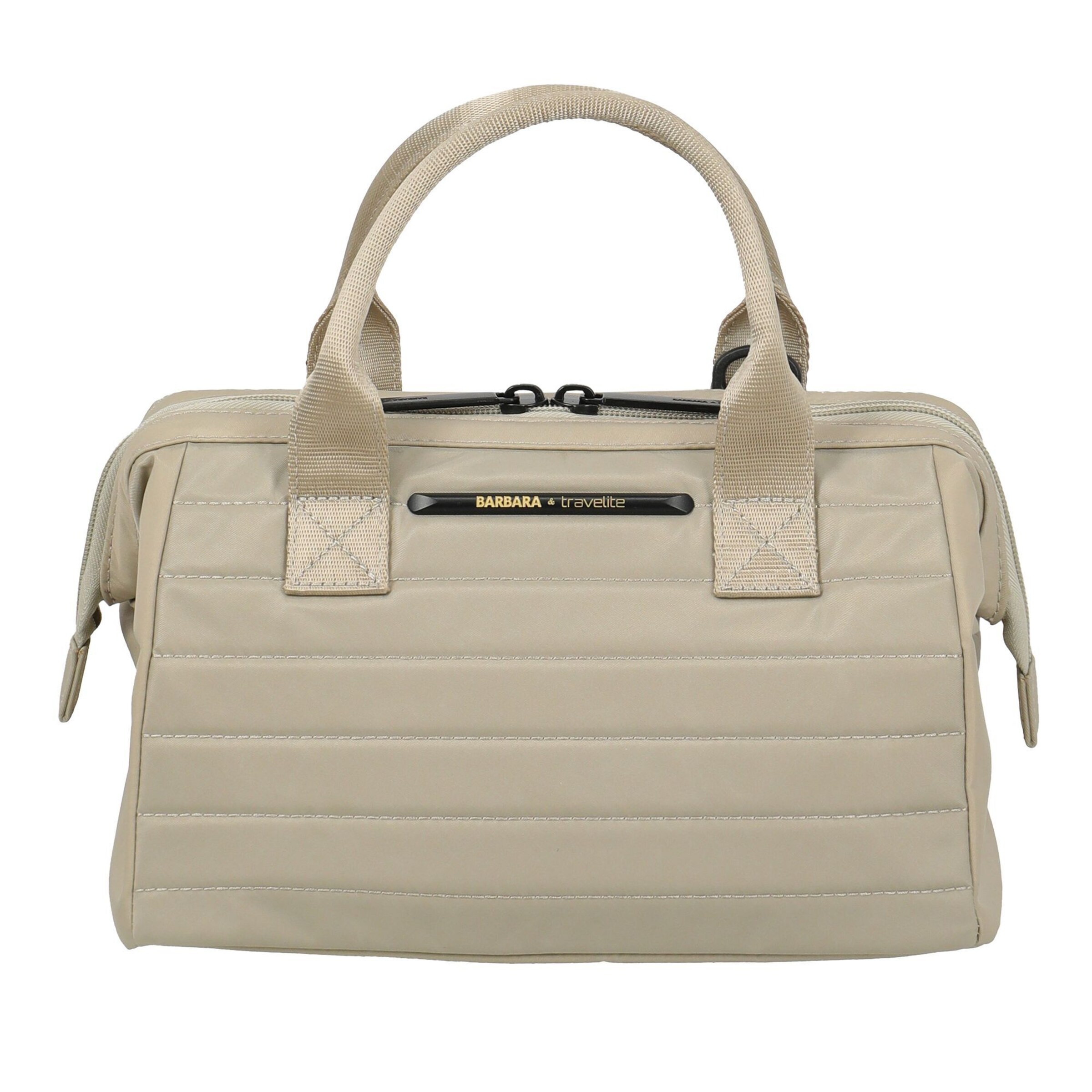 TRAVELITE Handtas 'Barbara' in Beige: voorkant