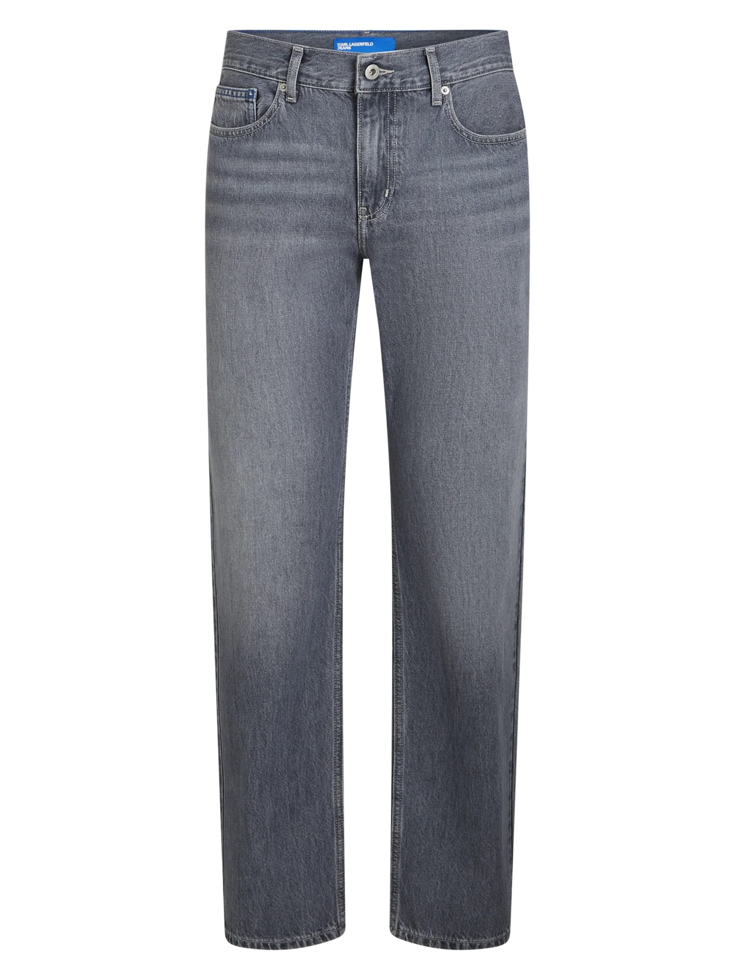 KARL LAGERFELD JEANS Regular Jeans in Grau: Vorderseite