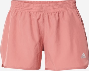 ADIDAS SPORTSWEAR - regular Pantalón deportivo en rosa: frente
