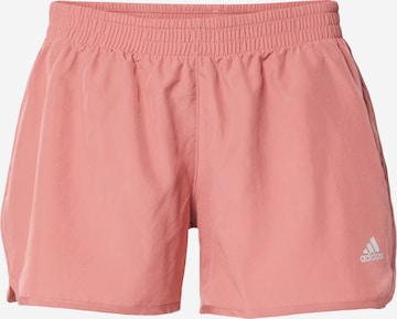 ADIDAS SPORTSWEAR Regular Workout Pants in Pink: front