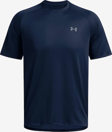 UNDER ARMOUR Functioneel shirt 'Tech™ 2.0' in Blauw: voorkant