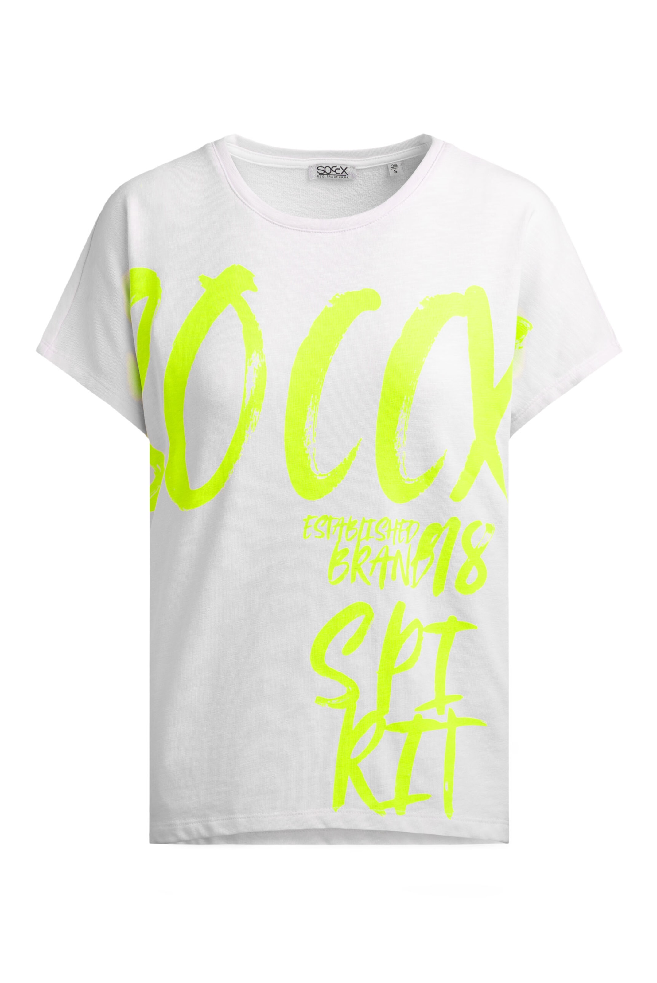 Soccx T-Shirt in Weiß: Vorderseite