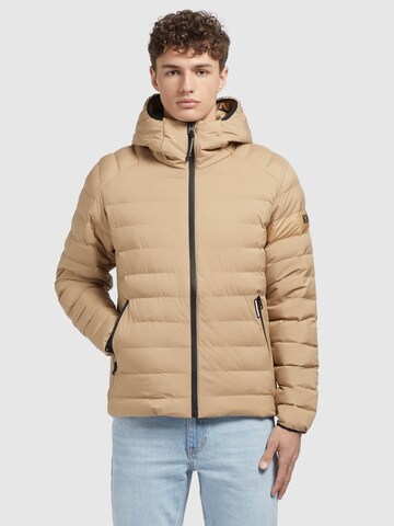 Veste d’hiver 'Vitus Matt' khujo en beige : devant