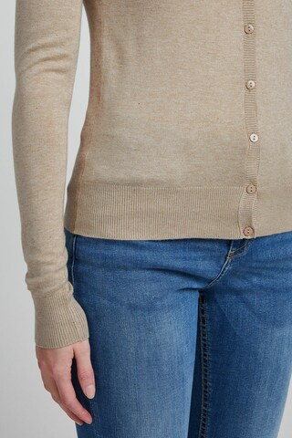 b.young Knit Cardigan 'BYMMPIMBA' in Beige