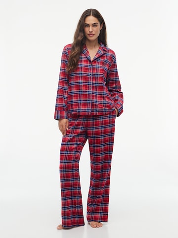 Pyjama 'Essential' TOMMY HILFIGER en rouge : devant