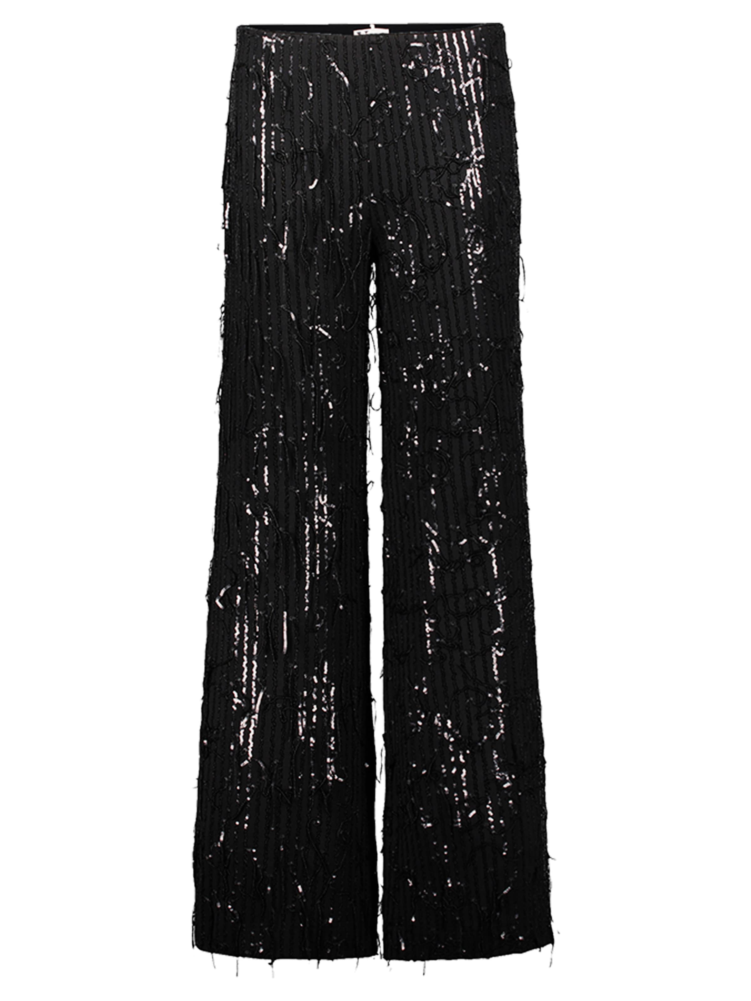 Vera Mont Wide leg Trousers in Black: front