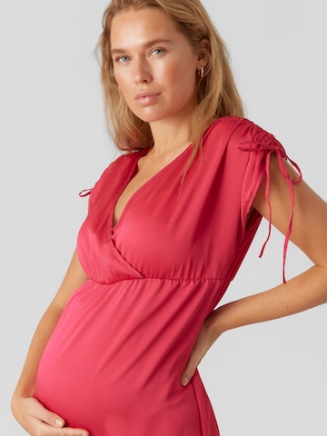 Vero Moda Maternity Φόρεμα 'Heart Oli' σε ροζ