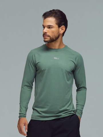 Sweat de sport 'XFUNCTION Longsleeve Tee' DRILLS Apparel en vert : devant