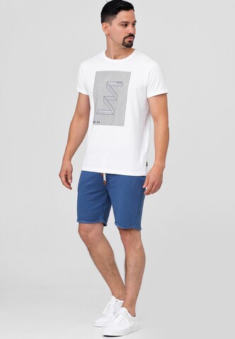 INDICODE JEANS Regular Shorts 'Aldrich' in Blau