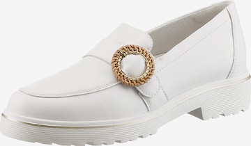 REMONTE Classic Flats in White: front