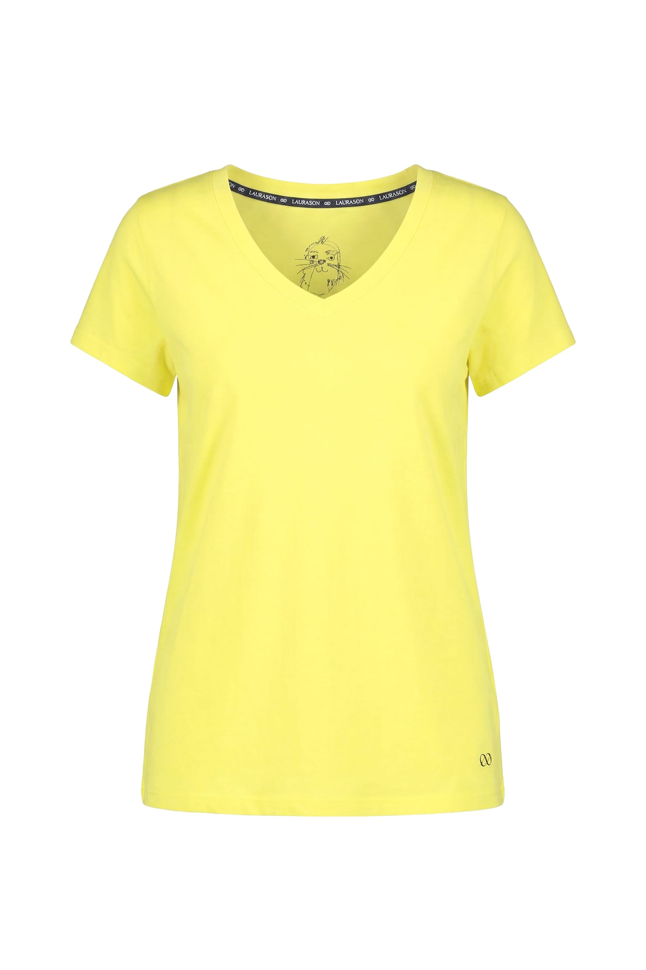 LAURASØN Shirt in Gelb: Vorderseite