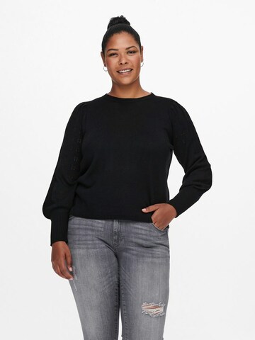 Pull-over ONLY Carmakoma en noir : devant