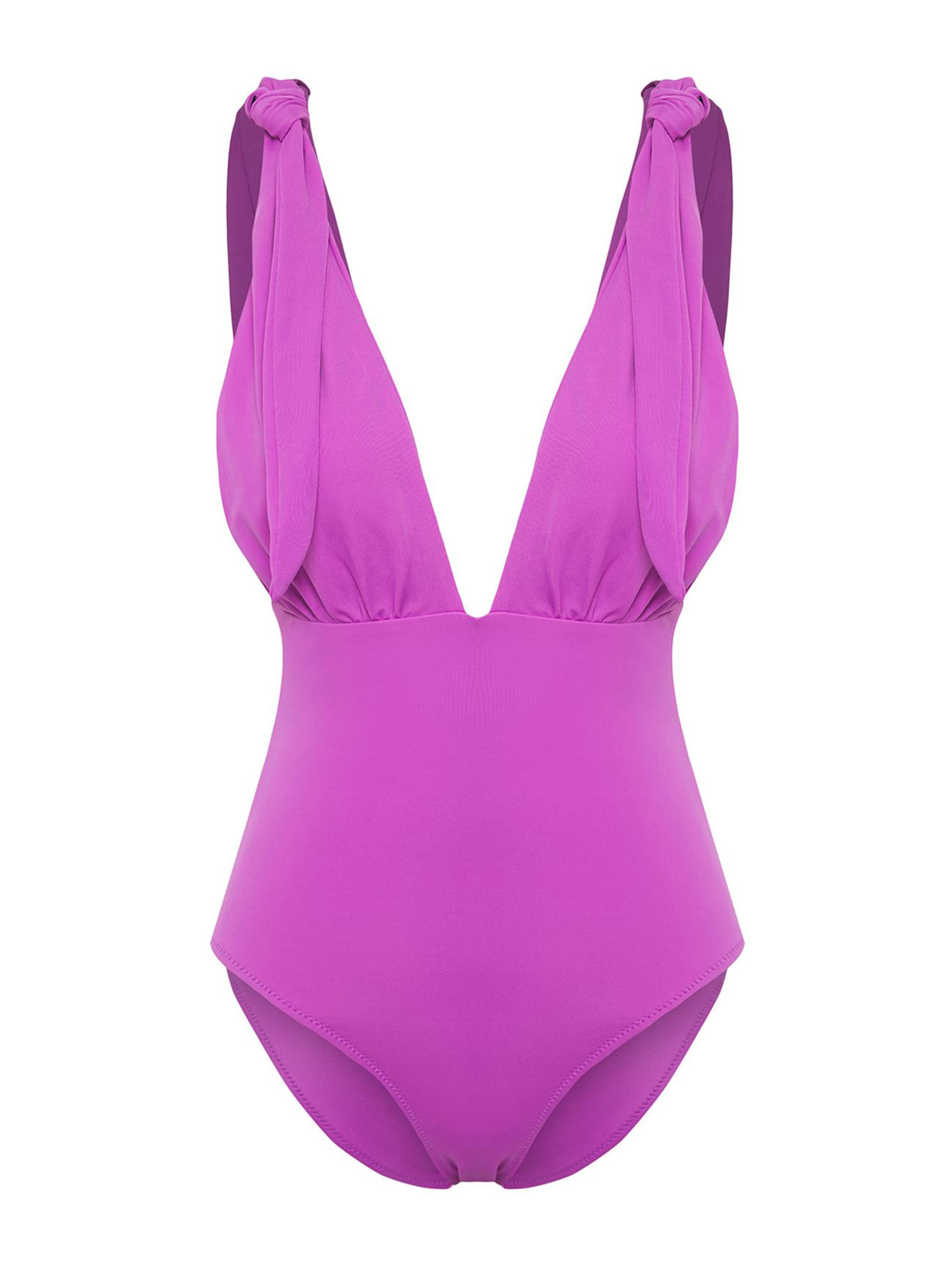 Triangle Maillot de bain Trendyol en violet : devant