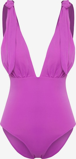 Maudymosi kostiumėlis iš Trendyol, spalva – purpurinė, Prekių apžvalga