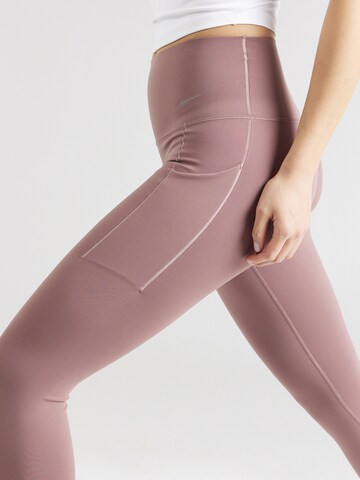 NIKE Skinny Sporthose 'UNIVERSA' in Lila