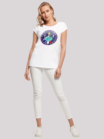 T-shirt 'NASA Classic Globe Astronauts' F4NT4STIC en blanc