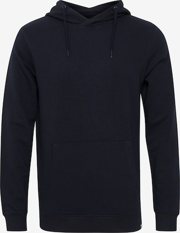 INDICODE JEANS Sweatshirt 'KENAL' in Blauw: voorkant