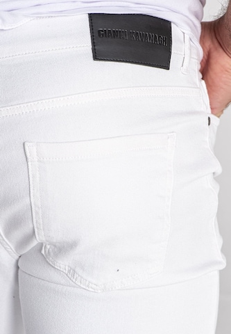 Gianni Kavanagh Slimfit Jeans in Weiß