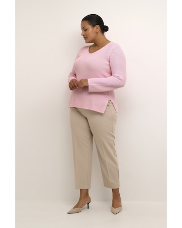 Pull-over KAFFE CURVE en rose