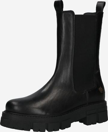 Apple of Eden Chelsea Boots 'Cher' in Schwarz: predná strana