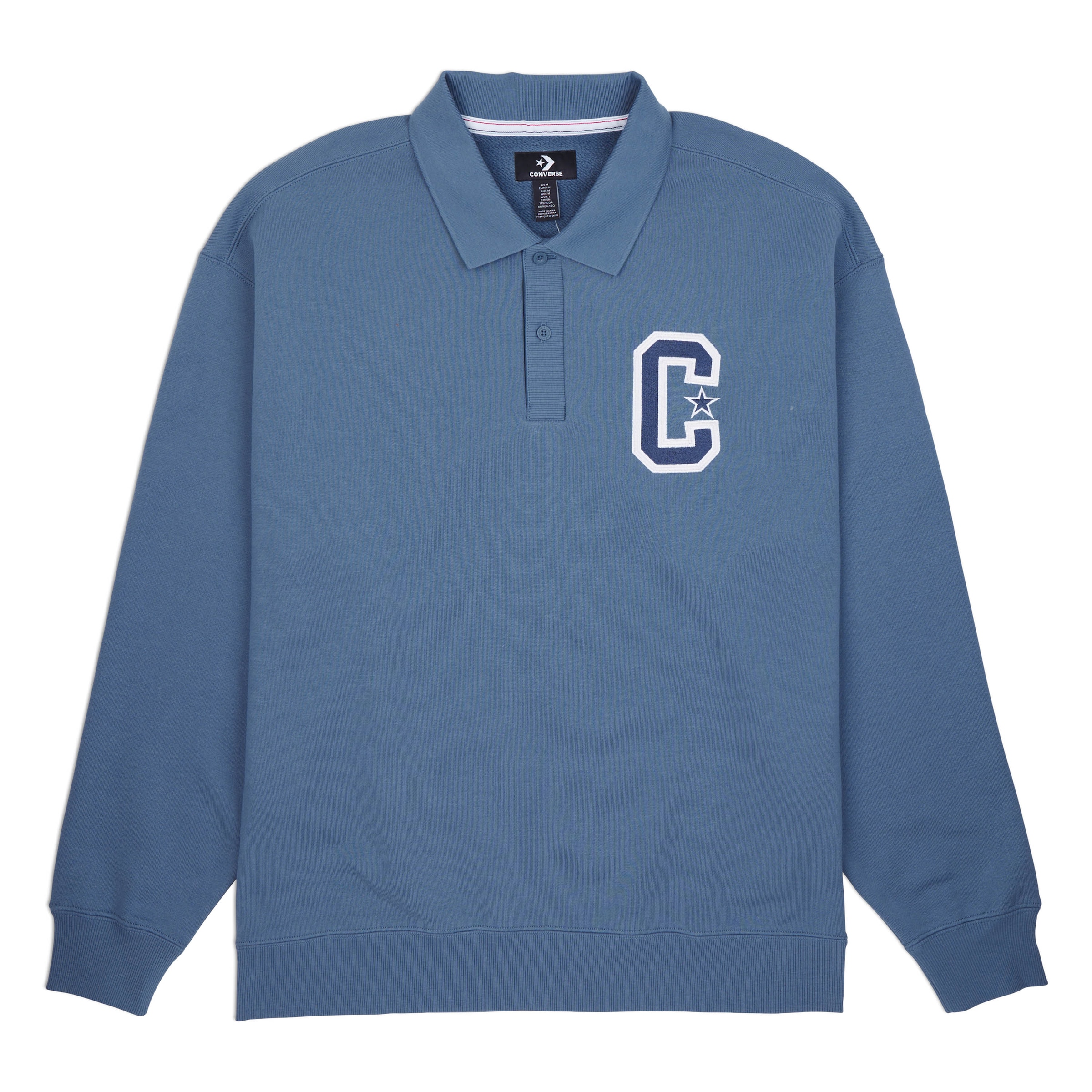 CONVERSE Sweatshirt in Blau: Vorderseite