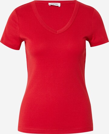 T-shirt ESPRIT en rouge : devant