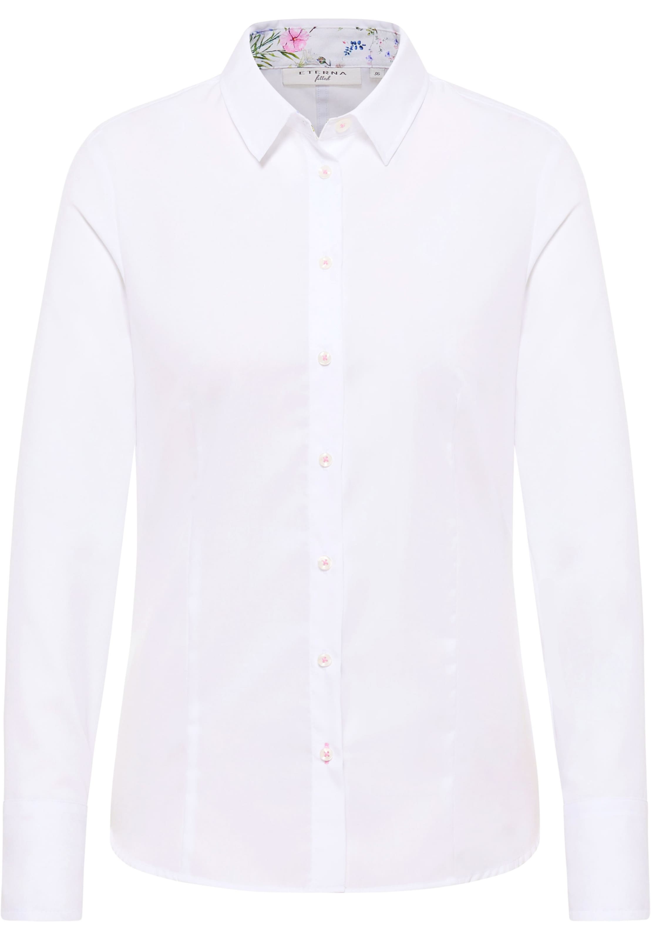 ETERNA Blouse in Wit: voorkant