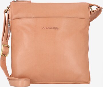 Greenland Nature Crossbody Bag 'Nature' in Pink: front