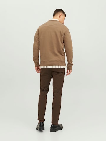 JACK & JONES Sweatshirt 'Star' in Brown