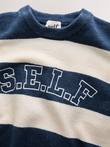self. Sweater in Blue