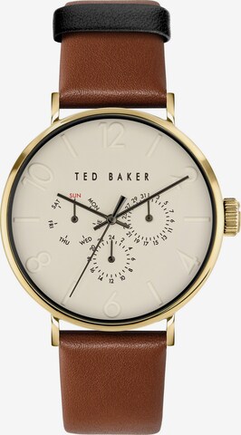 Ted Baker Analoog horloge in Bruin: voorkant