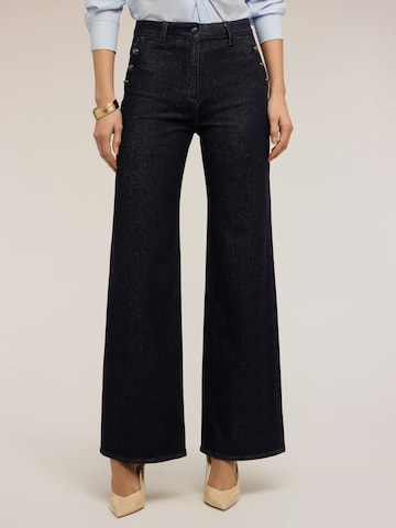 MOTIVI Wide leg Jeans in Blauw