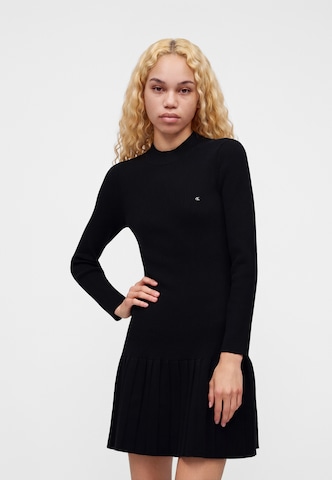 Calvin Klein Jeans Gebreide jurk in Zwart