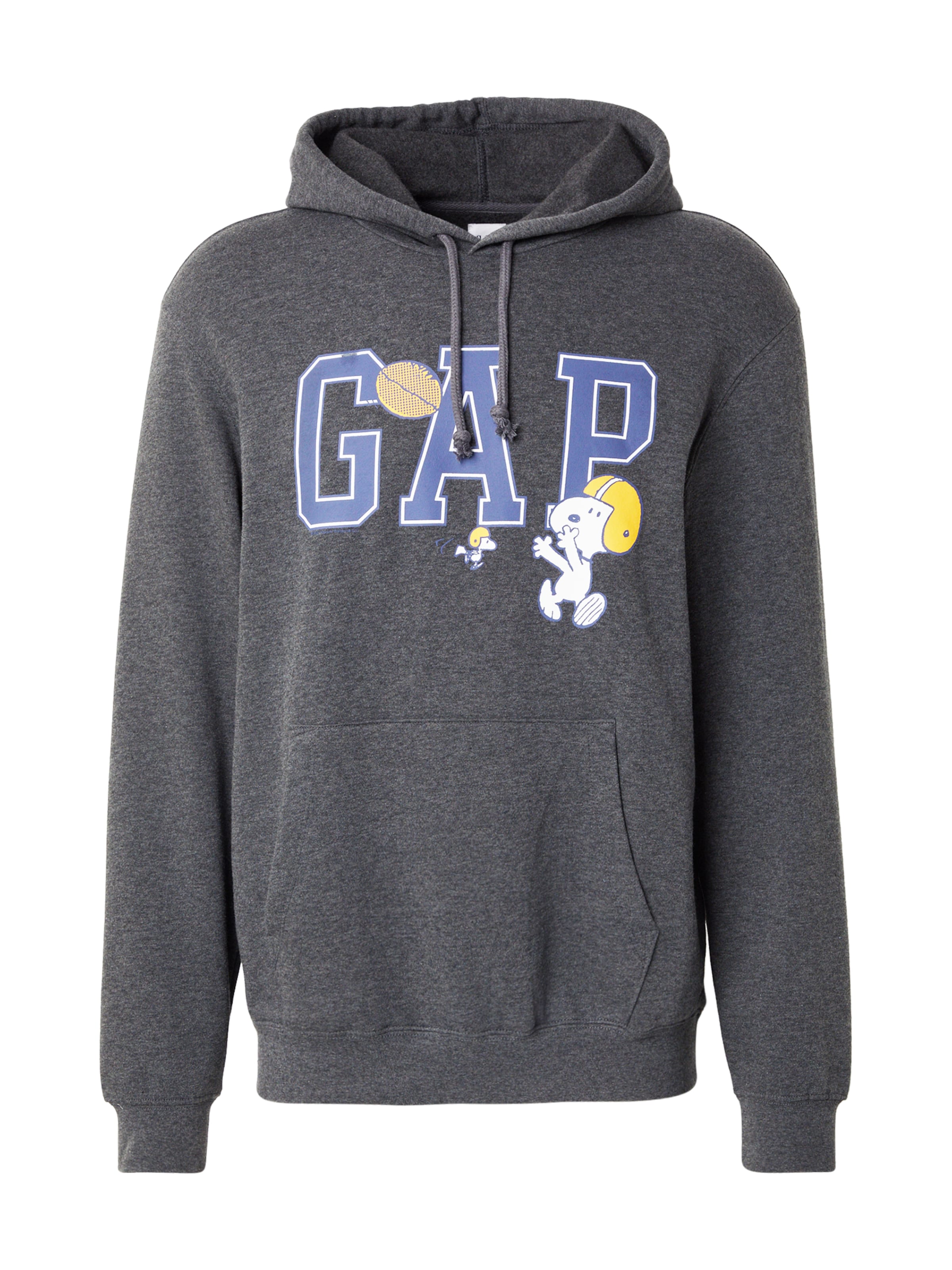GAP Sweatshirt 'SNOOPY X GAP' i grå: framsida