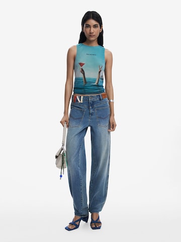 Haut Desigual en bleu
