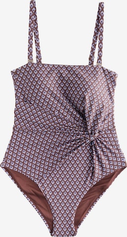 Bandeau Maillot de bain Next en marron : devant